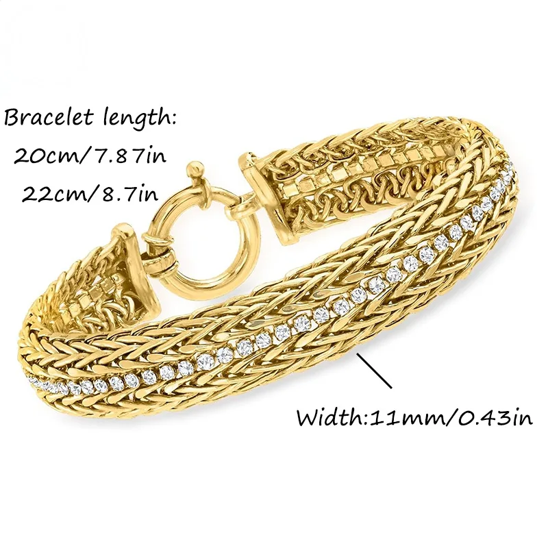 

European and American retro zircon bracelet light luxury geometric flower adjustable daily and party