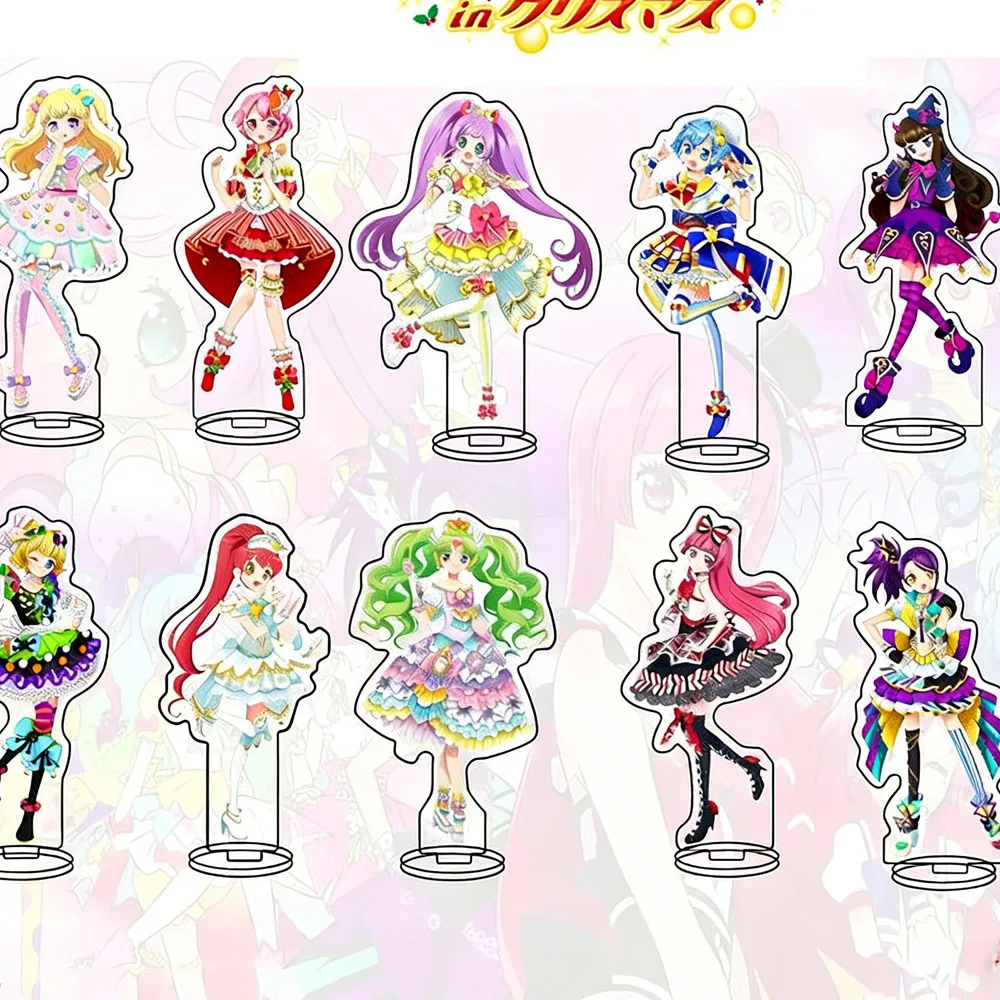 

Акриловая фигурка-подставка PriPara: Аниме-атрибутика, настольные украшения Laala, декор, мультяшная подставка-табличка для студентов, подарок на день рождения Hojo Sophy