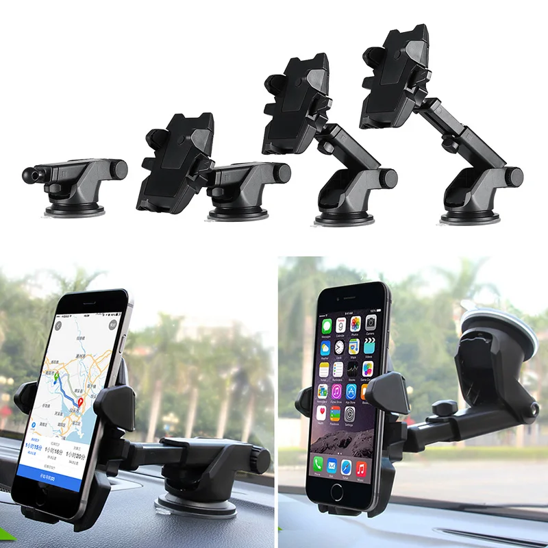 

Car Suction Cup Phone Holder Windshield Dashboard Easy To Mount 360 Rotation Auto Smartphone Sucker Support Stand Accessories