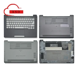 Original New For Dell Latitude 7400 E7400 Palmrest Cover Upper Case Bottom Lower Base Cover C D Lid Shell Black Silver