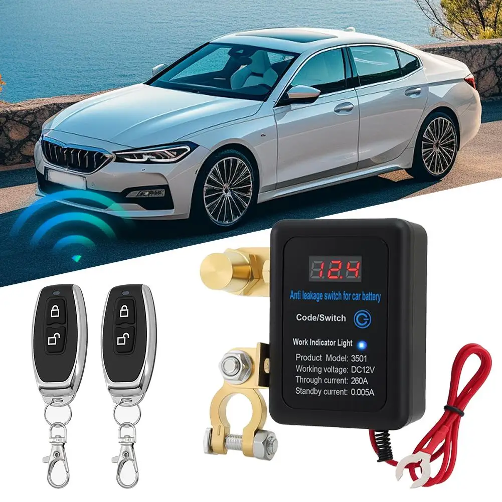 

Universal Car Battery Disconnect Switch Anti-power Off Leakage Protector Battery Switch Remote Battery Disconnect For Auto B1y1