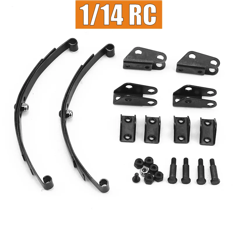 2pcs Metal Simulation Front/rear Suspension Spring for 1:14th Scale Tamiya RC Dump Truck SCANIA 770S R620 VOLVO BENZ MAN Car
