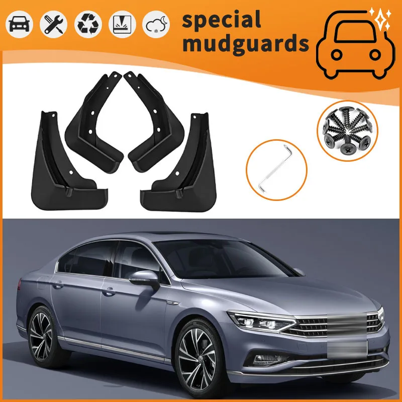 

For 20-24 Volkswagen Passat models Mudguards Fender Mudflaps Front Rear Flares Splash Guards Cover Car Accessorie