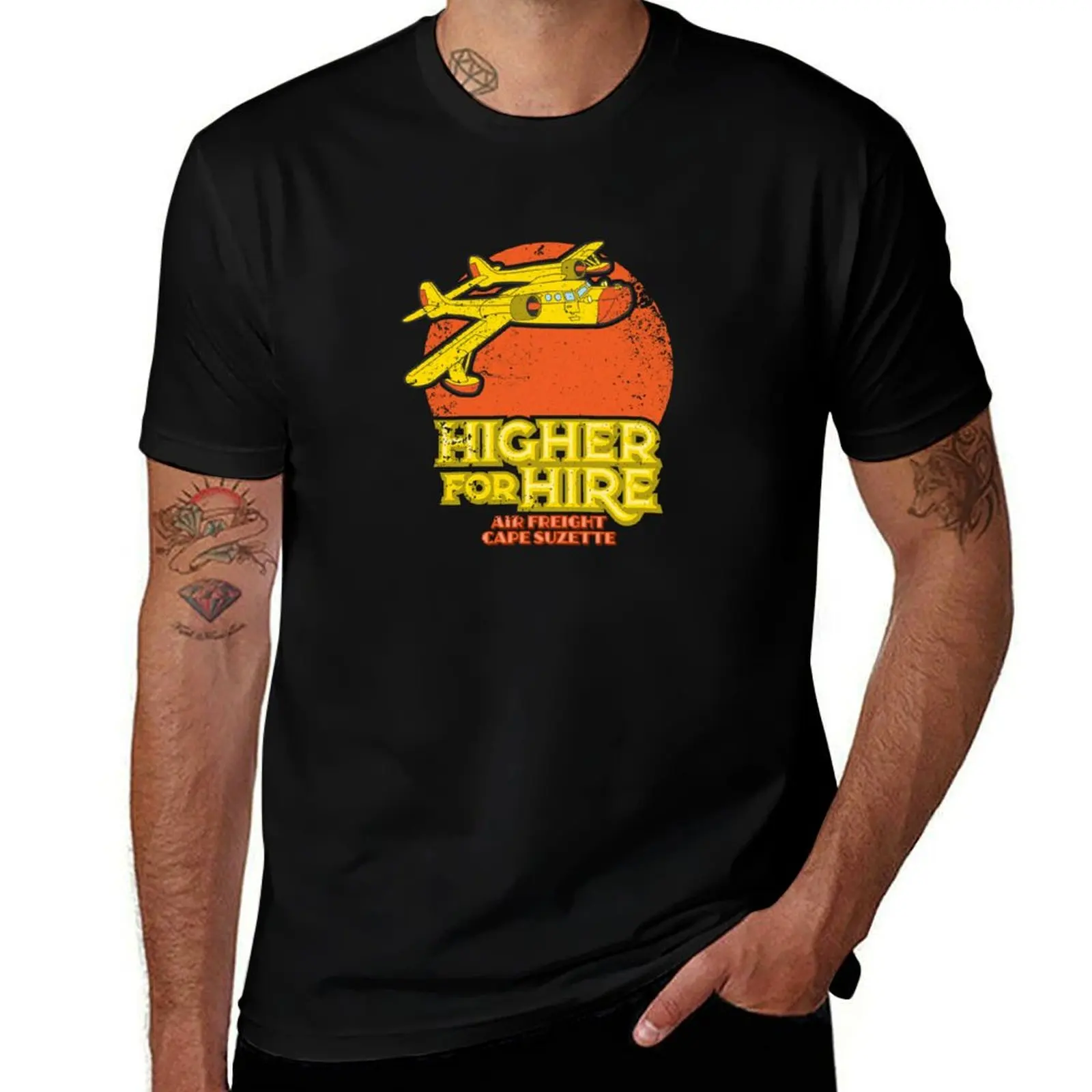 Higher for Hire T-Shirt man graphic t shirt graphic t shirts for man t shirts for man pack white T-shirt