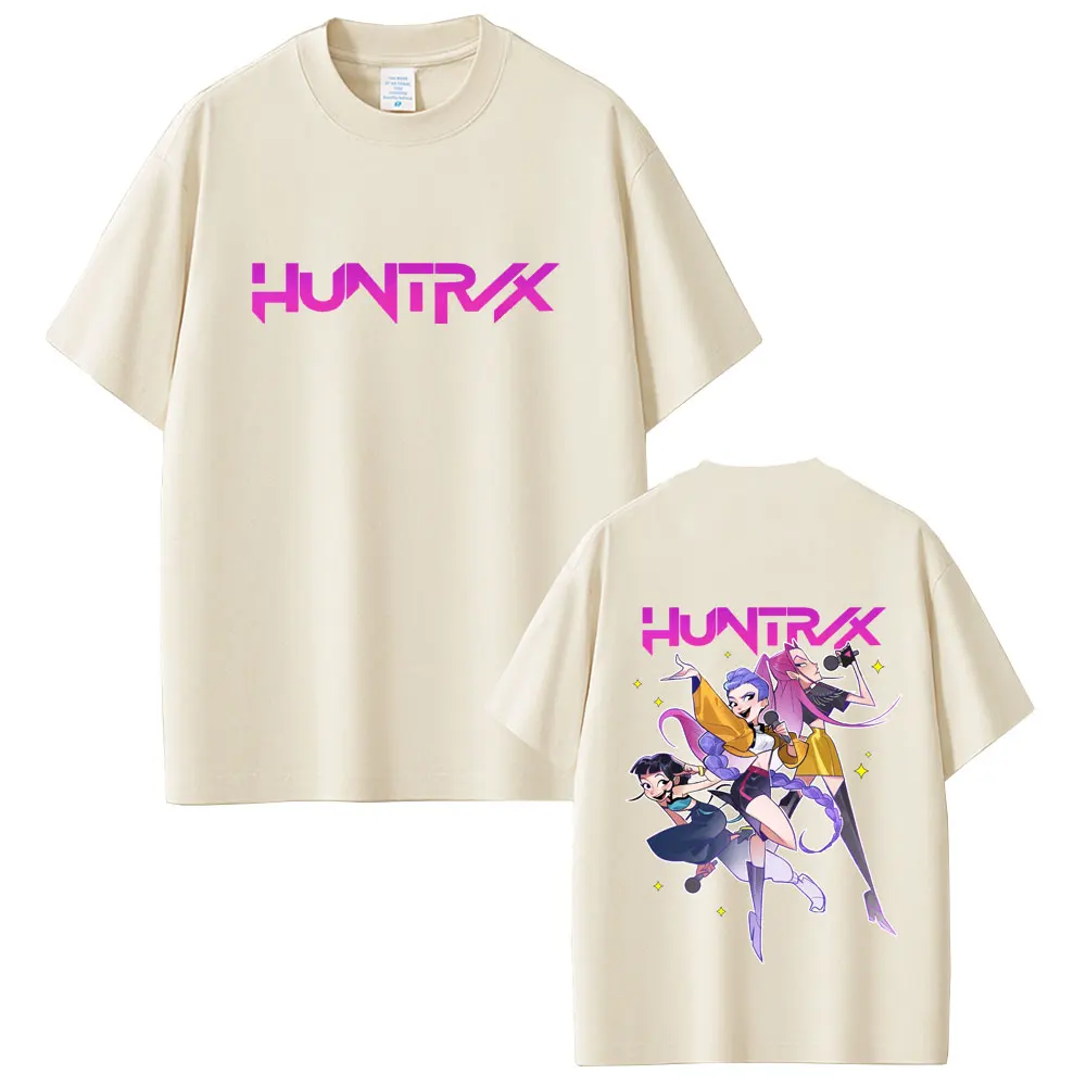 

Kpop Demon Hunters T-shirt Funny Cute Rumi Mira Zoey Graphic T Shirts Tops Men Women Fashion Casual Oversized Crewneck Tshirt