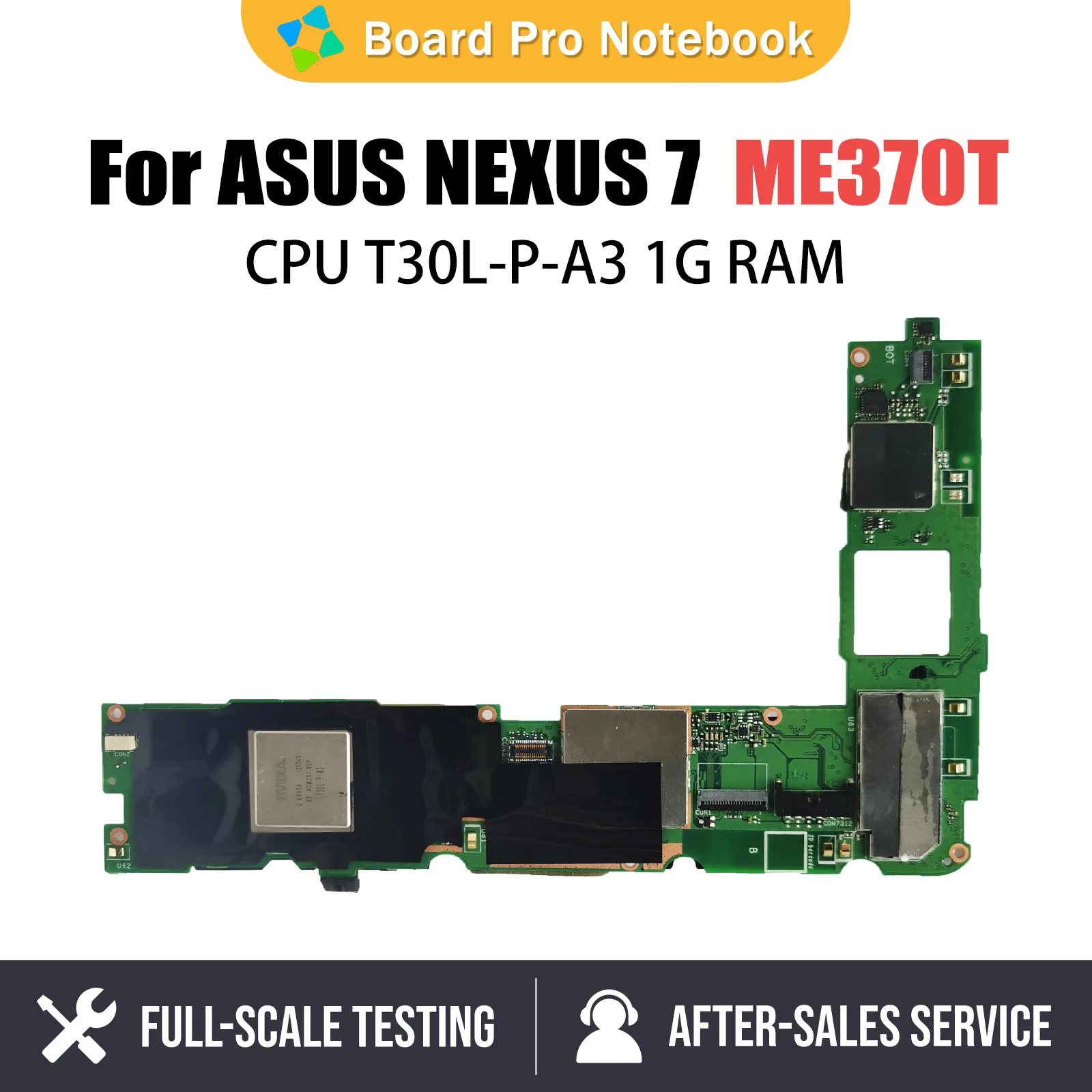 

Laptop Mainboard For ASUS NEXUS 7 ME370TME370T Notebook Motherboard With T30L-P-A3 1G RAM 16G SSD Systemboard 100% Tested OK