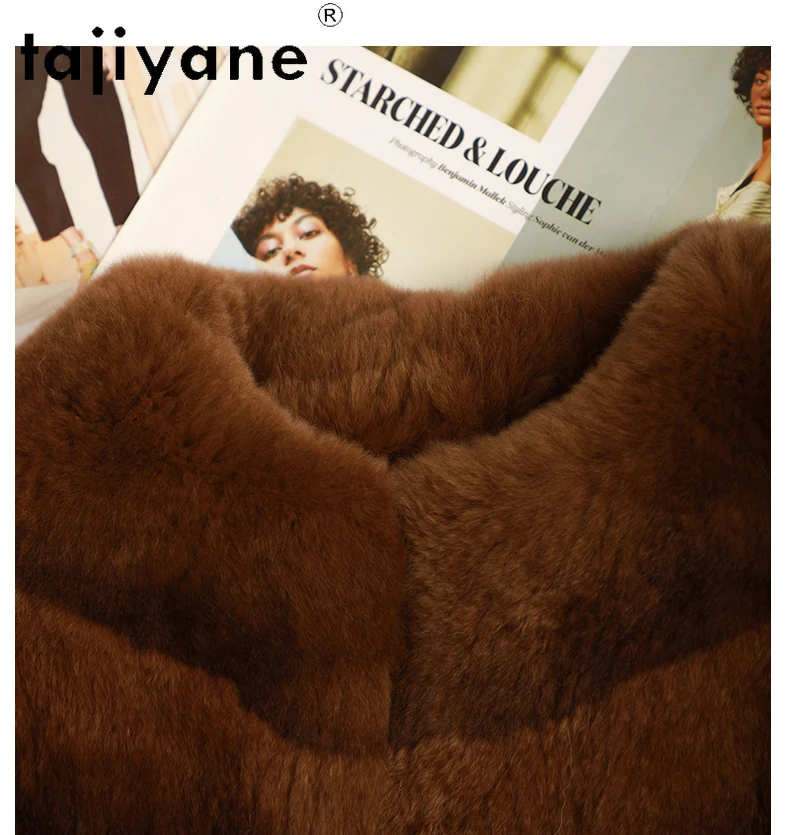 معاطف فرو أرنب ريكس الطبيعية لعام 100% معطف نسائي قصير بياقة واقفة معطف فرو حقيقي ملابس شتوية للنساء 2025 سترة فروي شبابانا نسائية