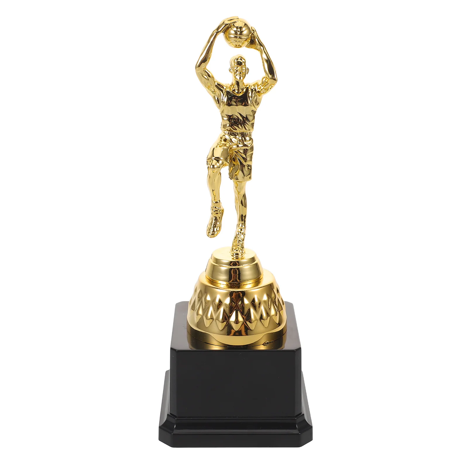 

Small Basketball Trophy Cup Gold Tone Award for Youth Adult Leagues Lightweight Trophy for Team Honors School