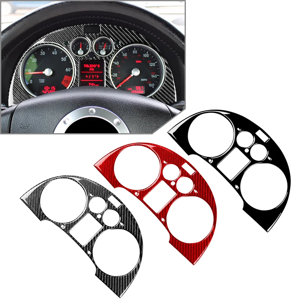 Stickers Dashboard Speedometer Surround Panel Cover Trim Decorative Stikcer For Audi TT 8N 2001 2002 2003 2004 2006