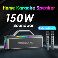 150W XDOBO Outdoor Home Karaoke Speaker Wireless Subwoofer Bass 18000mAh Battery With 2Microphones For Band Stage Camping Party