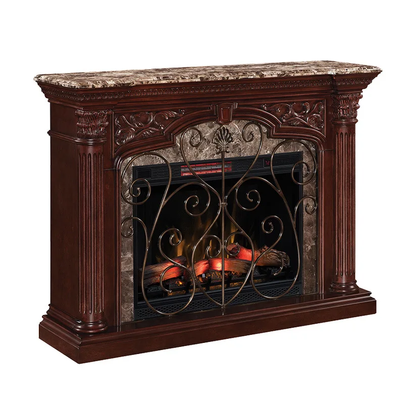 CX living room home entrance retro European simulation carbon fire 1.52 meters decorative cabinet