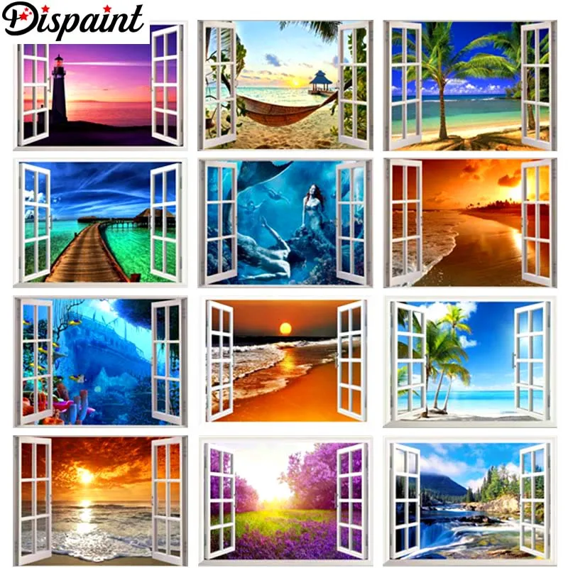 Dispaint Full Square/Round Drill 5D DIY Diamond Painting 