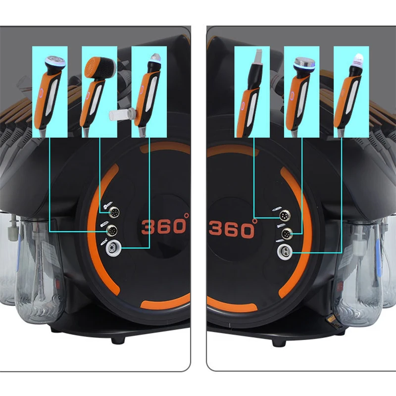 Шесть в одном, водный кислород, небольшой пузырьковый инструмент для ухода за кожей, косметический инструмент, инъекция кислорода, соскабливание кожи