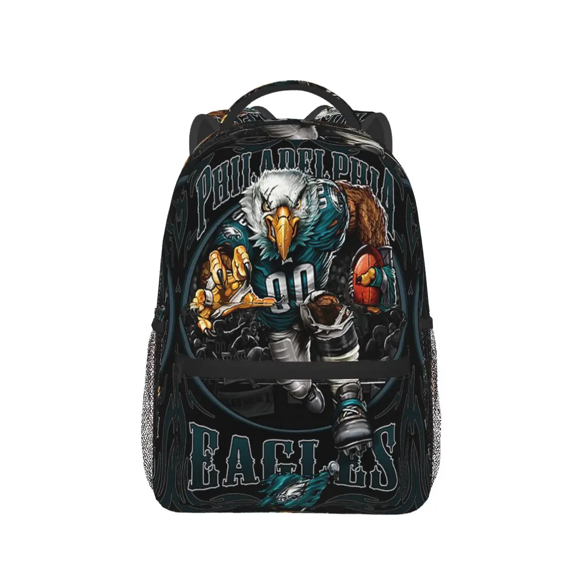 Popular,Eagles-Philadelphia Backpacks Boys Girls Bookbag Students School Bags Travel Rucksack Shoulder Bag Large Capacity