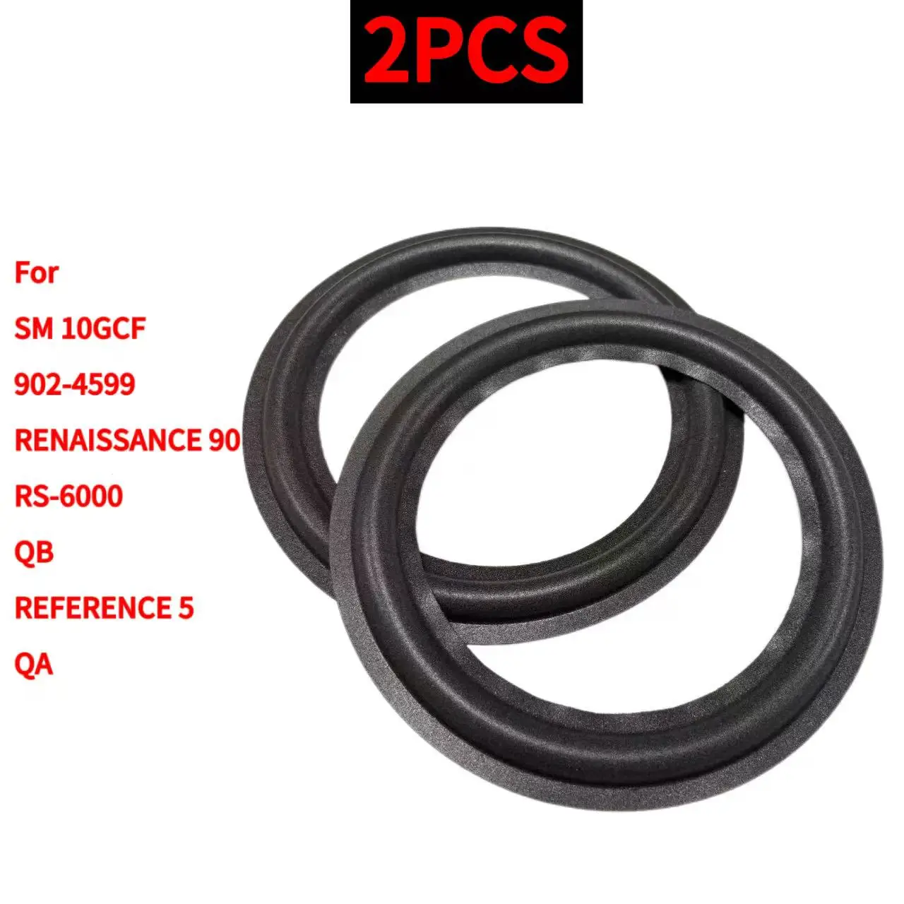 For Infinity RS-6000 SM-10GCF 902-4599 RENAISSANCE-90 REFERENCE-5 QA QB Speaker Foam Repair Folding Edge Ring （2PCS）