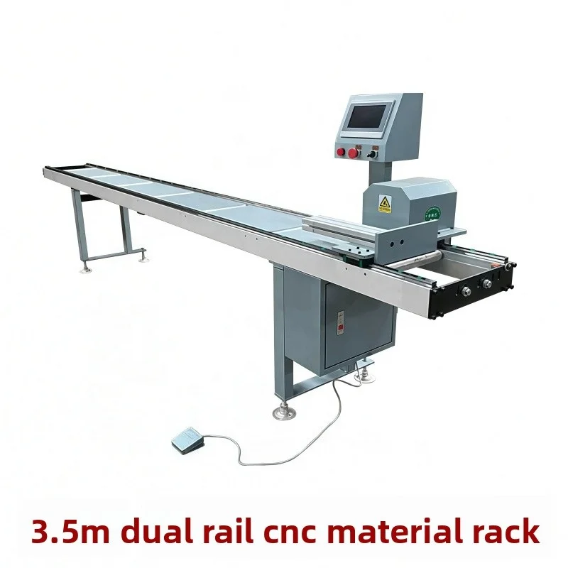 3.5m Aluminum UPVC Profile Cutter | CNC Fixed-Length Rack, Bluetooth Measuring.OEM Custom Length