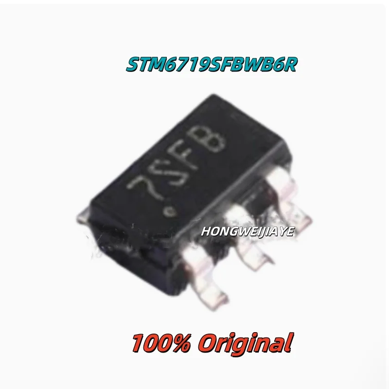

5 шт. 100% новый STM6719SFBWB6R 7SFB STM6710JWB6F STM6710FWB7F SOT23-6, новые оригинальные чипы ic