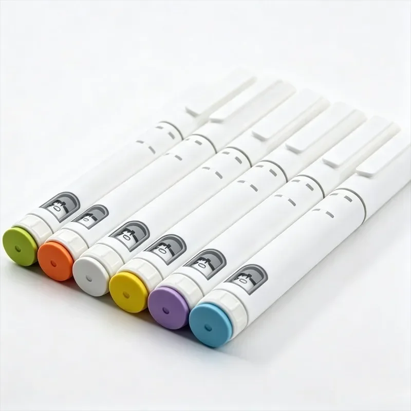 Universal Disposable Magic Injection Pen 5-10PCS Multiple Colors Available Accurate 60IU Dose Control Ergonomic Handle Function view 5