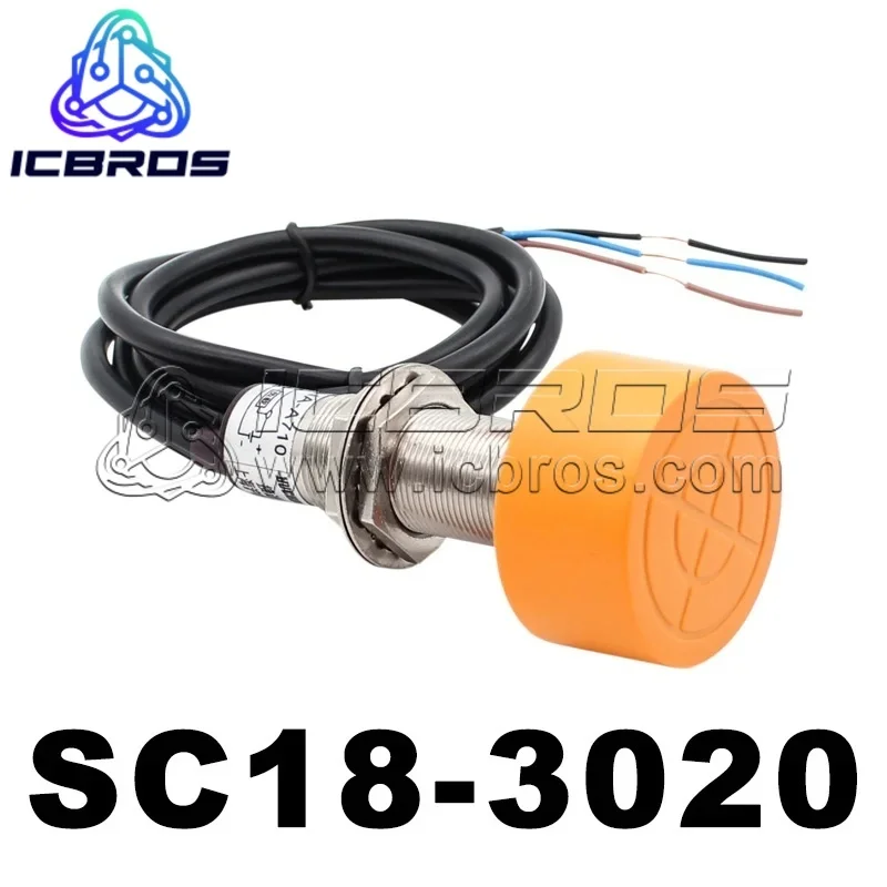 M18 مستشعر التبديل القرب ، SC18-3020A ، ثلاثة أسلاك ، NPN24V ، مفتوحة ومغلقة عادة ، SC18-3020B ، SC18-3020C ، SC18-3020D ، SC18-3020D #1