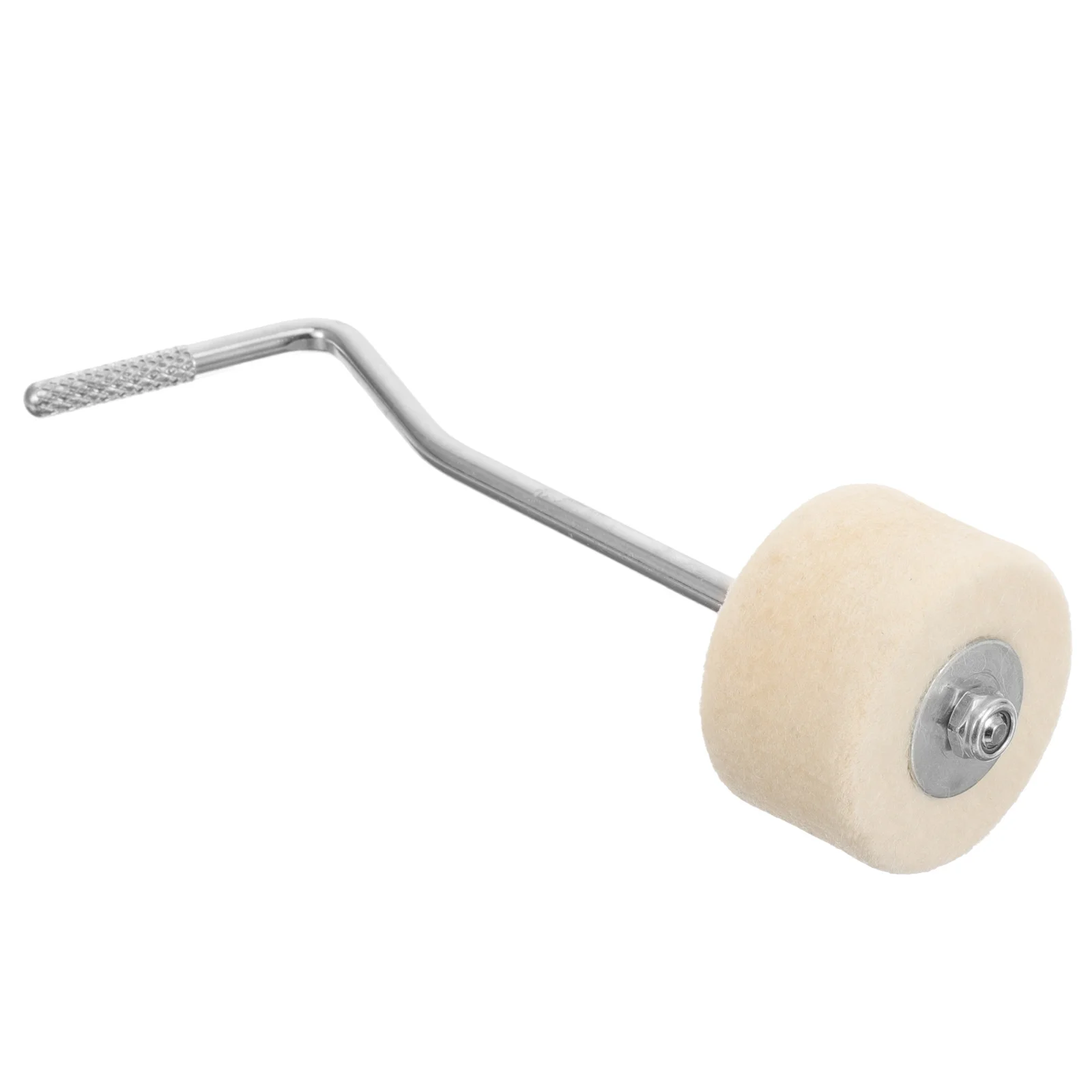 

Bass Drum Pedal Hammer With Curved Metal Head Heavy Duty Felt Beater For Deep Low-End Tone Drum Accessories Parts