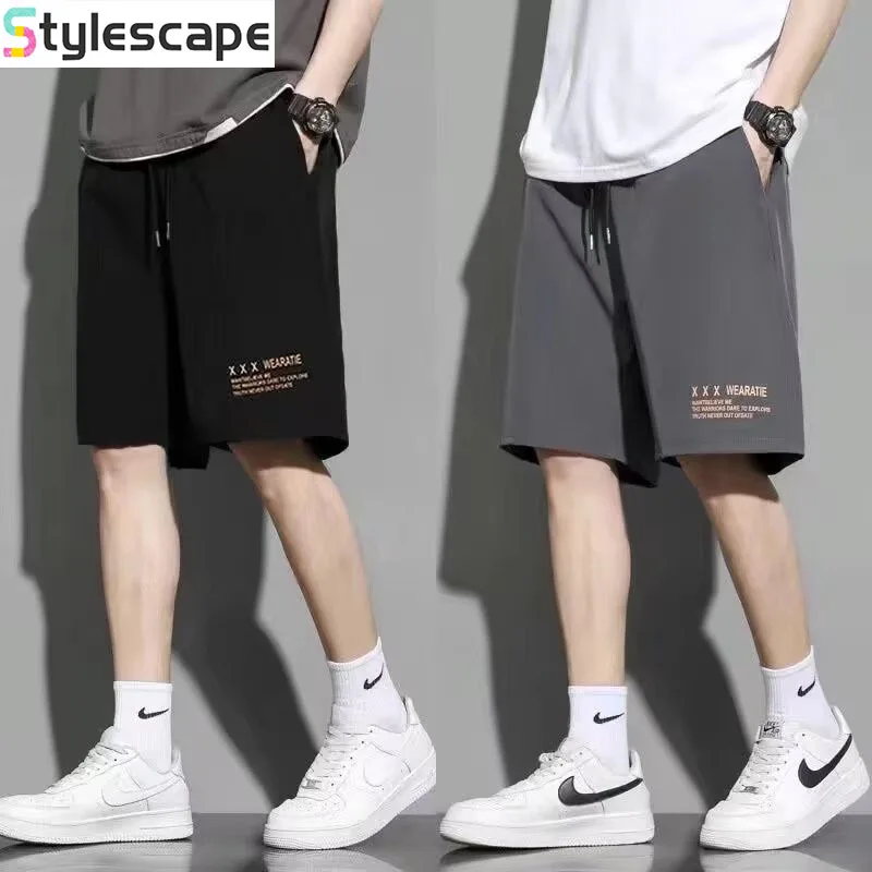 

Summer New Shorts, Men's Trendy Brand, Thin Design, Niche, Loose Fit, Plus Size, Sporty and Casual Five Quarter Pants Shorts