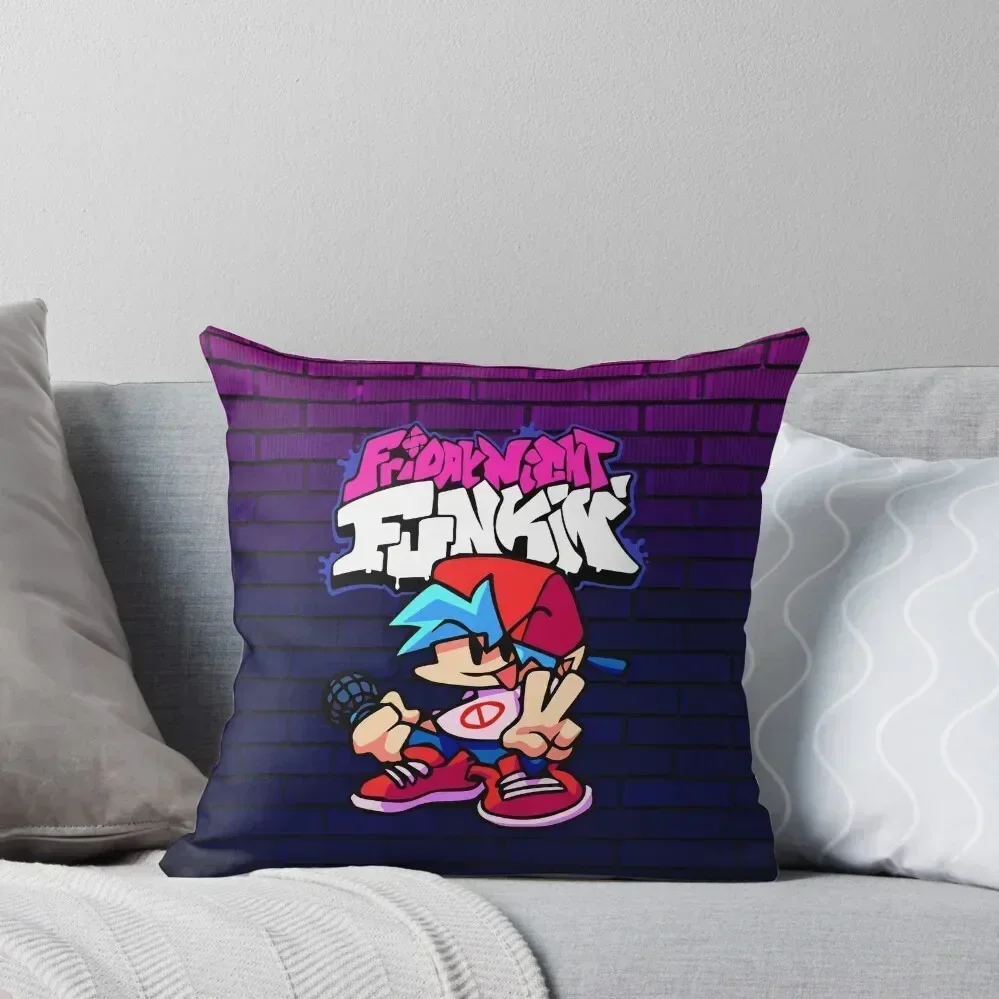 

Friday Night Funkin, Boyfriend Throw Pillow Sofa Cushion Sofa Cushions Covers Decorative Sofa Cushion pillow