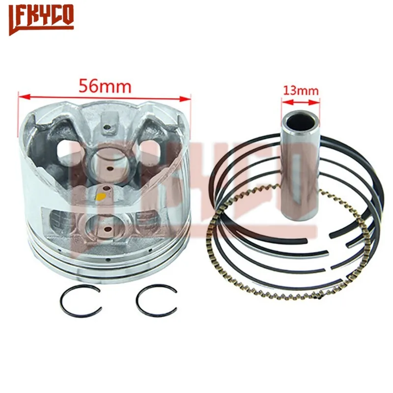 Engine Parts 56mm Piston Kit for YinXiang YX140 YX 140 150 140CC 150CC W063 P56FMJ Kayo Bse Dirt ATV Quad Motorcycle Accesories