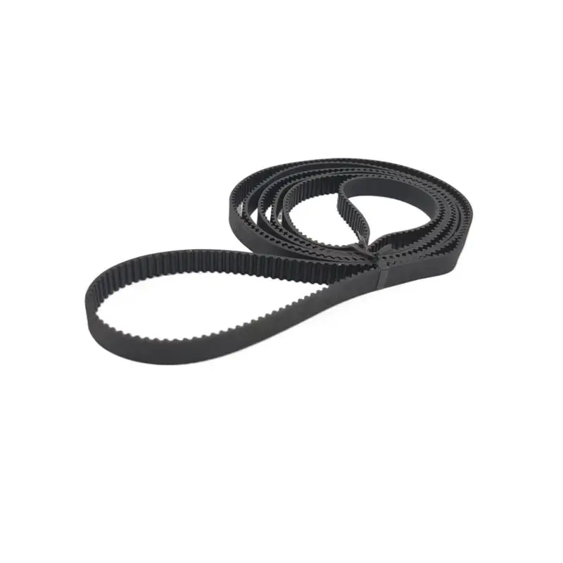 S2M 420 Synchronous Belt S2M-8 Closed-loop Rubber Timing Belts Width 8mm 12mm 10mm STD Black Timing Belt Length 420mm