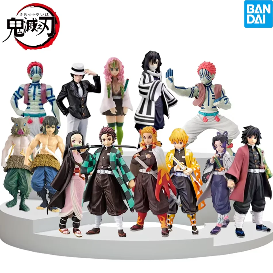 

New Anime Demon Slayer Kimetsu no Yaiba Figure Kamado Tanjirou Action Figure Agatsuma Zenitsu Nezuko Warrior PVC Model Toys
