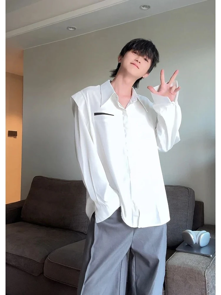 New Chinese Sle Long Sve Ice Silk irt Men's High End Faion Summer Lightweight Sun Protection Thin Outerwear Coat