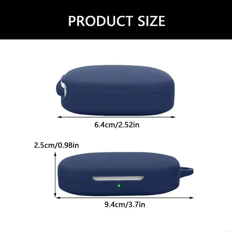 

20CB Headphone Case Shockproof Housing Skin-friendly Guarding Washable Shell Keep Safe From Accidental Drop for Earbuds Open