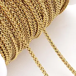 2Meters Stainless Steel Keel Chains Thick Link Chain for Necklace Bracelet DIY Jewelry Making Handmade Wholesale Dropshipping