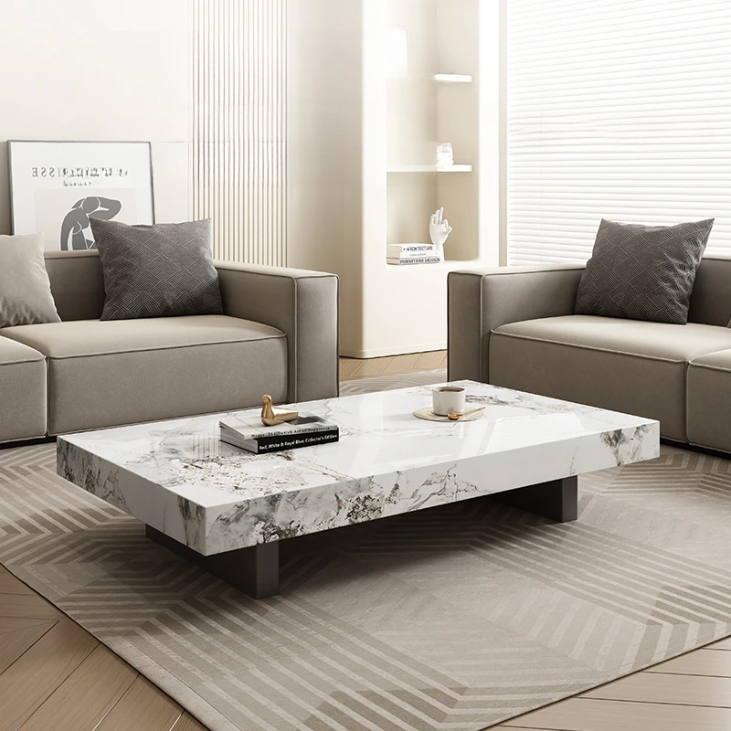 Unique Living Room Coffee Table Minimalist Indoor Creative Hotel Dining Table Industrial Floor Lounge Mesa Centro Home Furniture