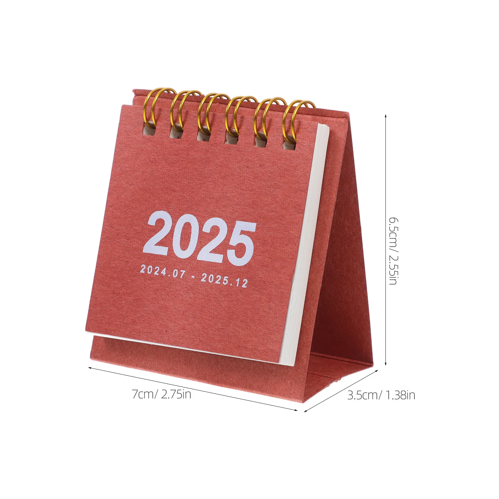 小型卓上カレンダー 2025 デスクマンスリー装飾スタンディングカレンダー オフィスリマインダー ホームアクセサリー