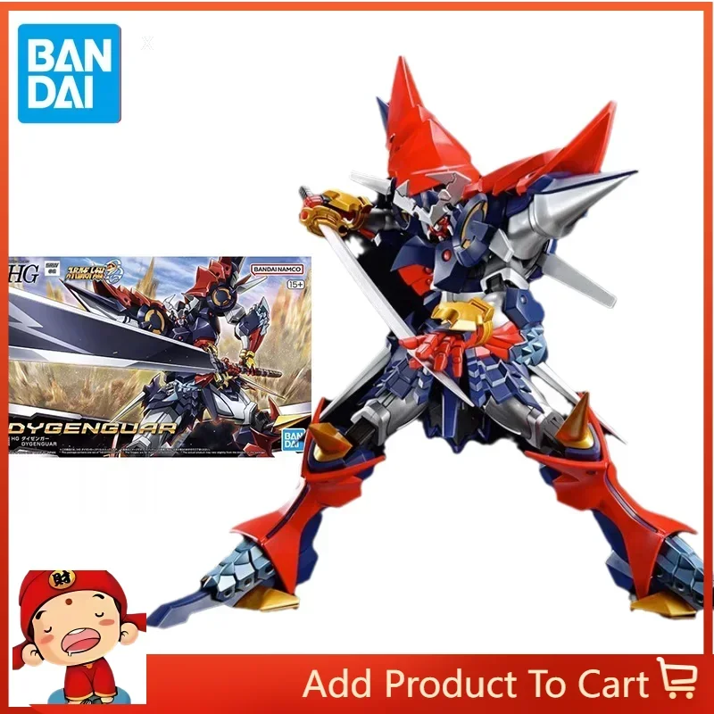 

Bandai Original Super Robot Wars OG Anime HG DYGENGUAR GRUNGUST TYPE-0 Action Figure Assembly Model Toys Gifts for Children