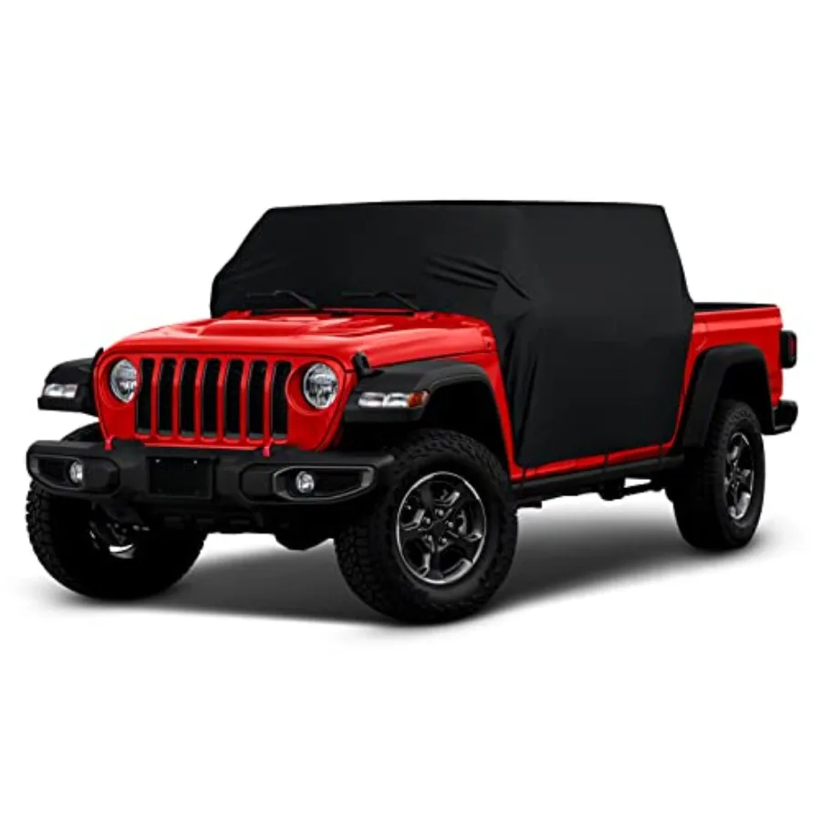 

Чехол для кабины Gladiator, совместимый с Jeep Gladiator 2020-2023, аксессуары, чехол из оксфорда 600D с дверными клапанами для Jeep J