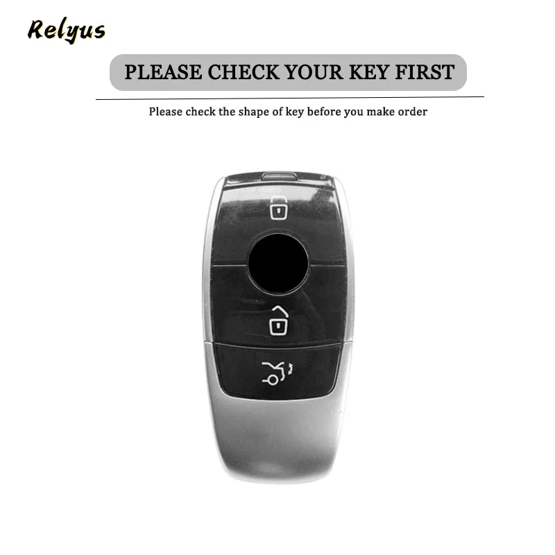 TPU Car Remote Key Case Cover for Mercedes Benz A C E S G Class GLC CLE CLA W177 W205 W213 W222 X167 AMG Accessories