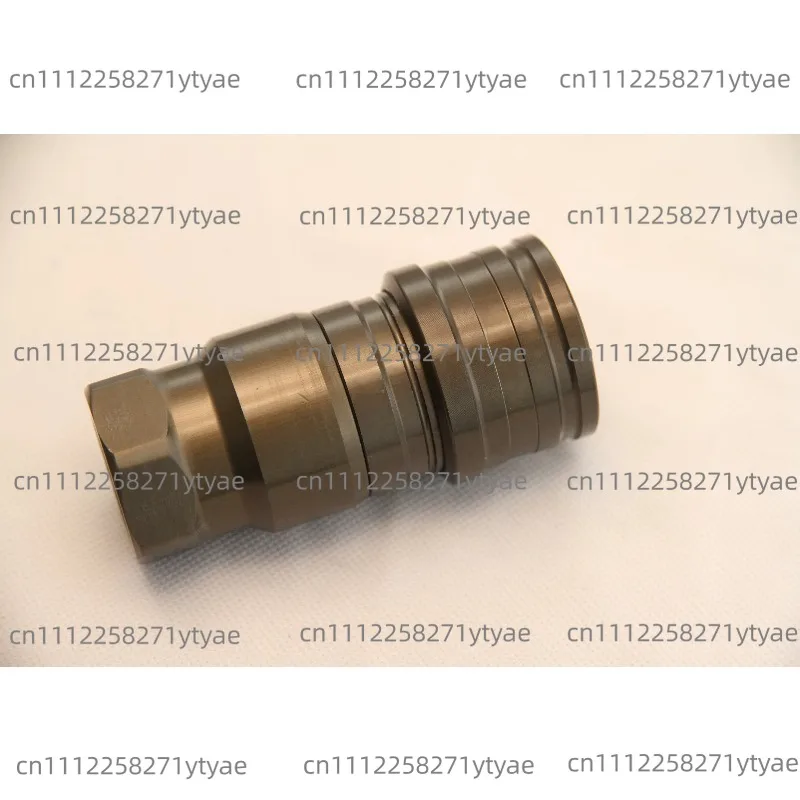 Liquid-Cooled Aluminum Alloy Flat Face Quick Connect Coupling - High Pressure Resistant Industrial Hydraulic Fitting