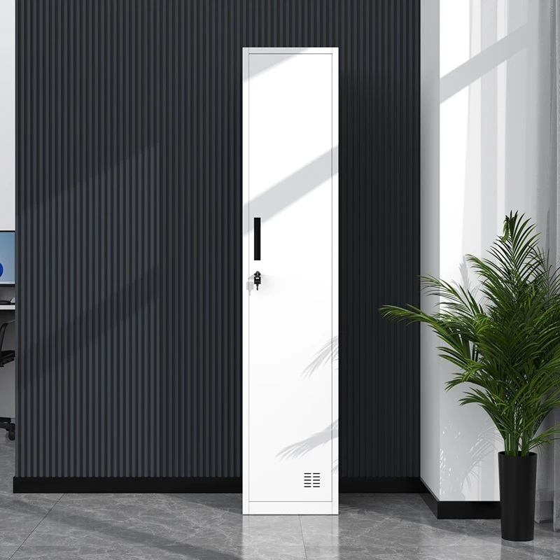 

Офисный стальной шкаф-локер с одной дверцей для персонала, для хранения вещей, гардеробный шкаф для одежды, шкаф для спортзала