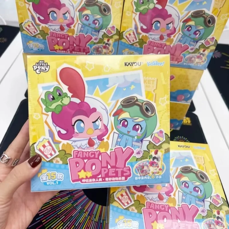 Hot Kayou My Little Pony Fancy Pony Pets Blind Box Mystery Box Mini Figure Model Collection Doll Trendy Room Decoration Toy Gift