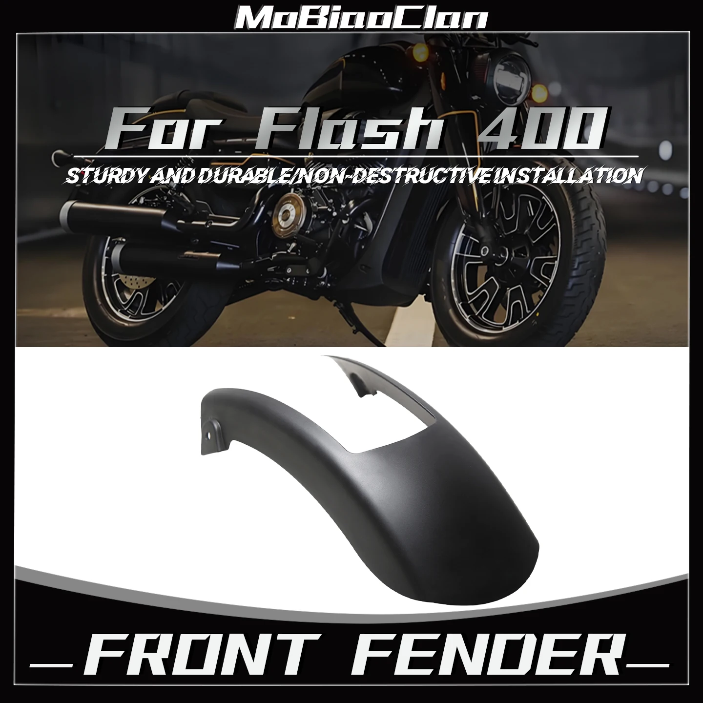 

Для мотоцикла QJMOTOR Flash 400 V2 400-12K, переднее крыло FLASH400, расширенное крыло, аксессуары для модификации, подходящие