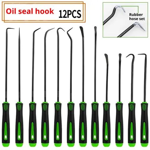 4-12 Pcs Precision Car Oil Seal Screwdriver Set O-Ring Gasket Puller Removal Tool Pick Hook Durable Tool