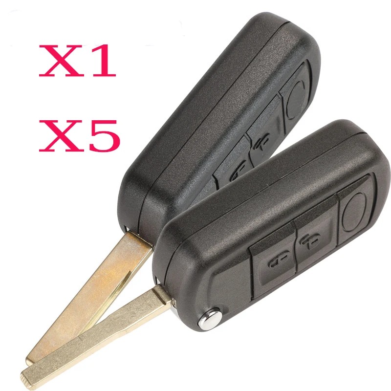 

jingyuqin X1 X5 Replacement Remote Car Key Case Fob Styling Shell Cover For Land Rover Range Rover Sport LR3 Discovery