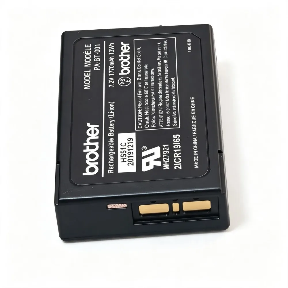 100%Original 1770mAh 7.2V for Brother PA-BT-001 Ruggedjet 3050 RJ-3050 Label Printer Battery