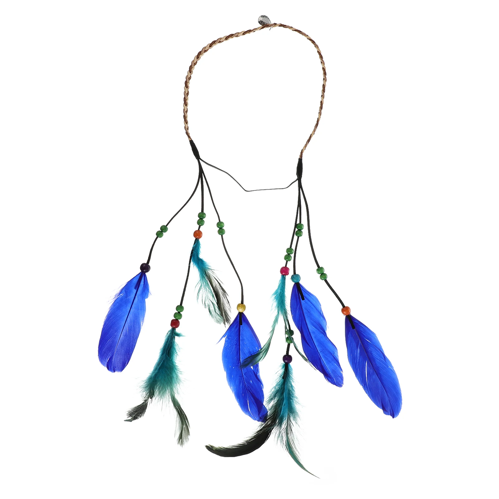 

Headb Bohemian Accessories Women Hairb Blue Color Hippie Style Travel Gifts Indian Headpiece HairDecoration