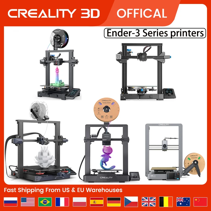 

CREALITY 3D Printer Ender-3/3V2/3S1/Ender-3 S1 Pro/Ender-3 Plus FDM Printer Filament Sensor Self-assemble Printer Kit 3D Printer