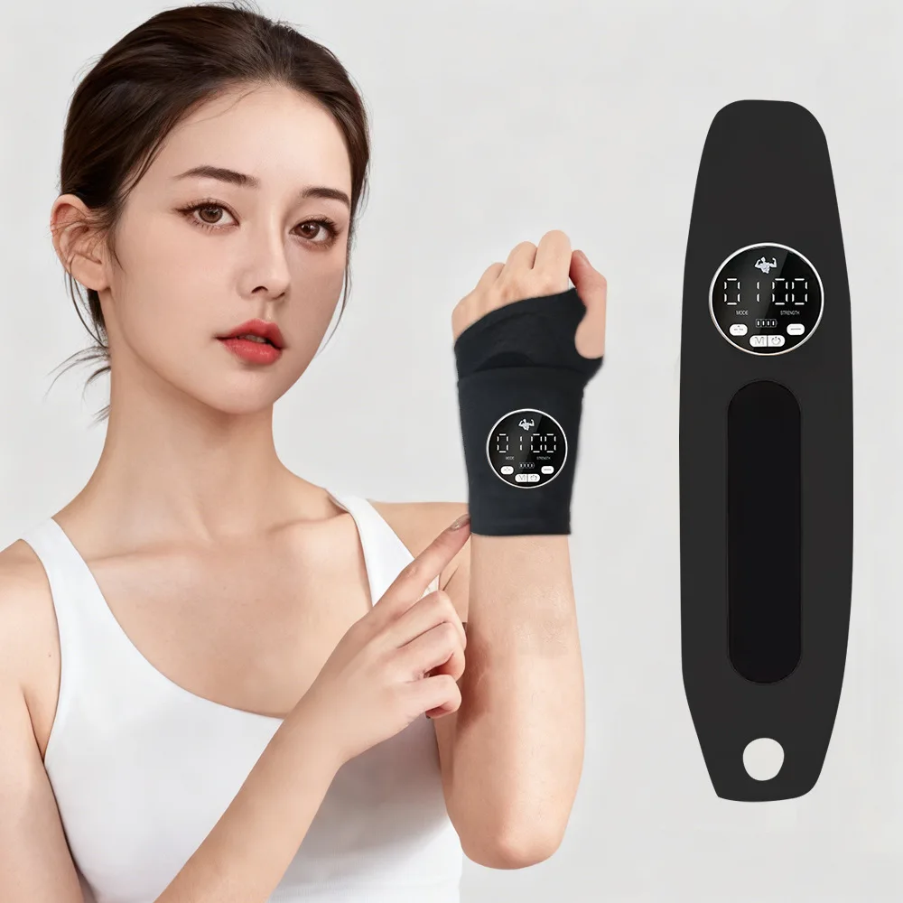 Heated Wrist Massager Pain Relief Hand Massager Tendonitis Care Kneading Vibration Smart Home Device