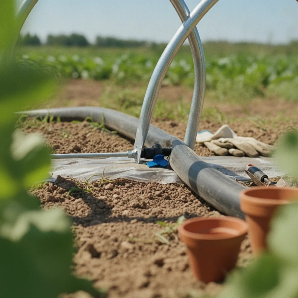 Scissor-style Hand Tool with Curved Jaws Bypass Valve Fitting Insertion Tool for Outdoor Drip Irrigation Maintenance