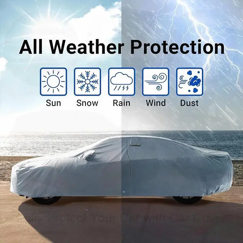 لسكودا كودياق 2016 2023 في الهواء الطلق كامل مقاوم للماء الغبار حماية ظلة الملحقات الخارجية أغطية السيارات #5