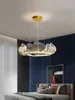 Candelabros de techo modernos para dormitorio, lámpara Led regulable con control remoto para decoración de niña, sala de estar 1